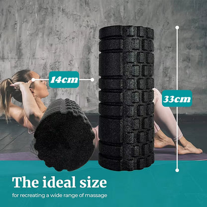 Foam Roller Back Pain Legs Trigger Point Deep Tissue Massager Fitness Yoga Rollers Physical Therapy Muscles Myofascial Release